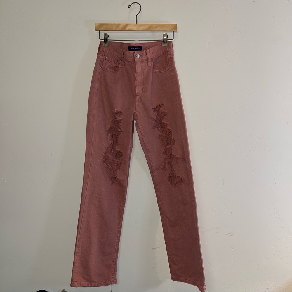 Aeropostale Women’s 90s Baggy Brown Jeans